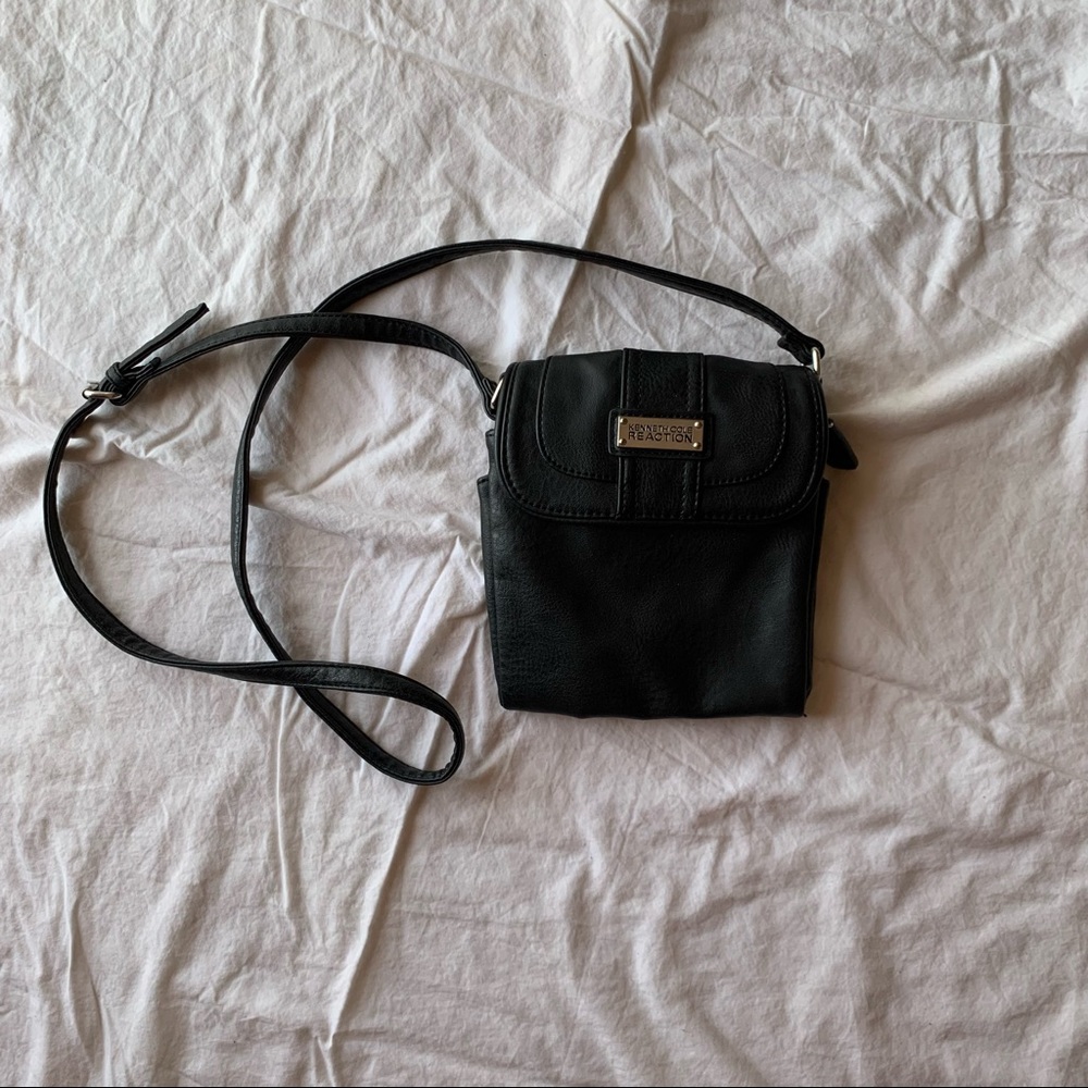 Kenneth Cole Reaction small black cross body bag